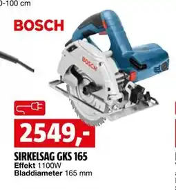 Bauhaus SIRKELSAG GKS 165 tilbud