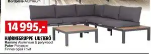 Bauhaus HJØRNEGRUPPE LJUSTERÖ tilbud