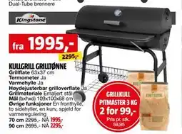 Bauhaus KULLGRILL GRILLTØNNE tilbud