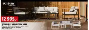 Bauhaus SOFAGRUPPE HASSELUDDEN SVART tilbud