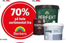 Bauhaus 70% på hele sortimentet fra Beckers tilbud