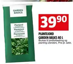 Bauhaus PLANTEJORD GARDEN BASICS 40 L tilbud
