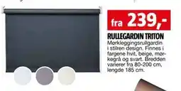 Bauhaus RULLEGARDIN TRITON tilbud