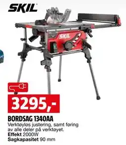 Bauhaus BORDSAG 1340AA tilbud