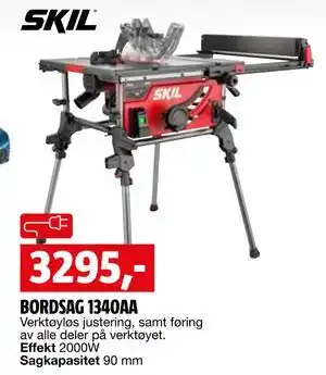 Bauhaus BORDSAG 1340AA tilbud