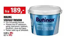 Bauhaus MALING STILFULLT TREVERK tilbud