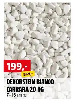 Bauhaus DEKORSTEIN BIANCO CARRARA 20 KG tilbud