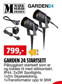 Bauhaus GARDEN 24 STARTSETT tilbud