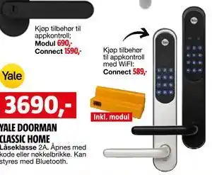 Bauhaus YALE DOORMAN CLASSIC HOME tilbud