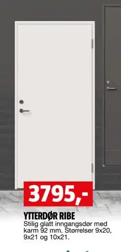 Bauhaus YTTERDØR RIBE tilbud