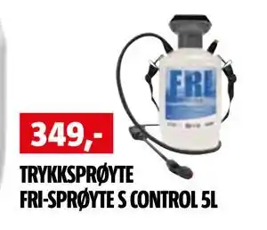Bauhaus TRYKKSPRØYTE FRI-SPRØYTE S CONTROL 5L tilbud