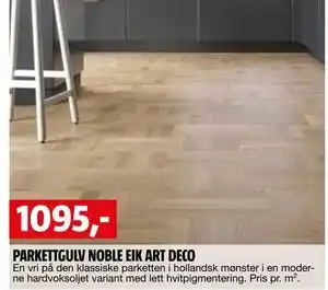 Bauhaus PARKETTGULV NOBLE EIK ART DECO tilbud