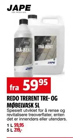 Bauhaus REDO TRERENT TRE- OG MØBELVASK 5L tilbud