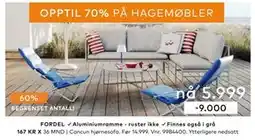 Skeidar Cancun hjørnesofa tilbud