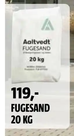 Bauhaus FUGESAND 20 KG tilbud