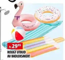 Bauhaus ROLIGT UTBUD AV BADLEKSAKER! tilbud