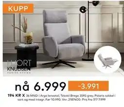 Skeidar Argo lenestol tilbud