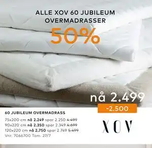 Skeidar 60 JUBILEUM OVERMADRASSER tilbud
