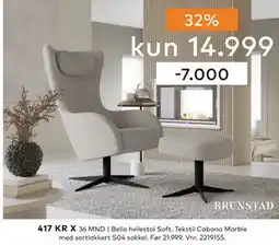 Skeidar Bella hvilestol Soft tilbud