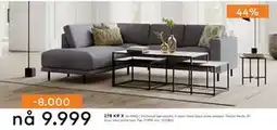 Skeidar Portland hjørnesofa tilbud