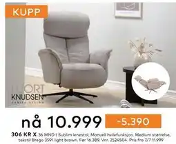 Skeidar Sublim lenestol tilbud