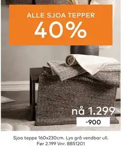 Skeidar ALLE SJOA TEPPER tilbud