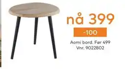 Skeidar Aomi bord tilbud