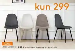 Skeidar Venus spisestol tilbud