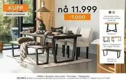Skeidar Calia spisebord tilbud