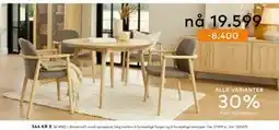 Skeidar Woodcraft rundt spisebord tilbud