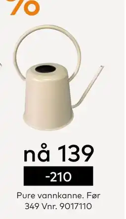 Skeidar Pure vannkanne tilbud