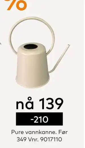 Skeidar Pure vannkanne tilbud