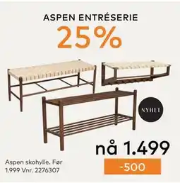 Skeidar ASPEN ENTRÉSERIE tilbud