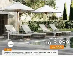Skeidar Amalfi solseng tilbud