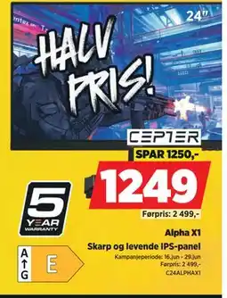 POWER Alpha X1 tilbud