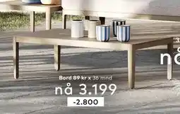 Skeidar Bord tilbud