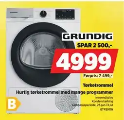 POWER Tørketrommel tilbud