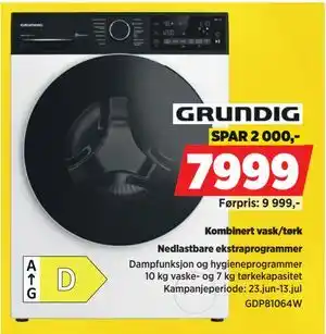 POWER Kombinert vask/tørk tilbud