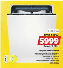 POWER Integrert oppvaskmaskin tilbud