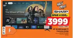 POWER 55 4K UHD Google TV tilbud