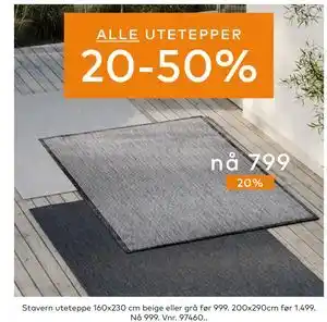Skeidar Stavern uteteppe tilbud