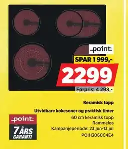 POWER Keramisk topp tilbud