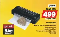 POWER Vakuumpakker tilbud