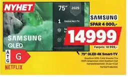 POWER 75 QLED 4K Smart-TV tilbud