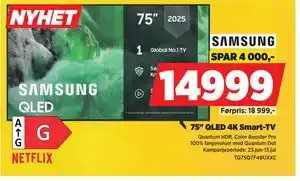 POWER 75 QLED 4K Smart-TV tilbud