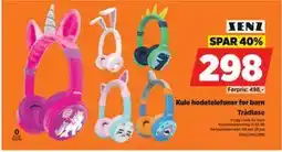 POWER Kule hodetelefoner for barn tilbud