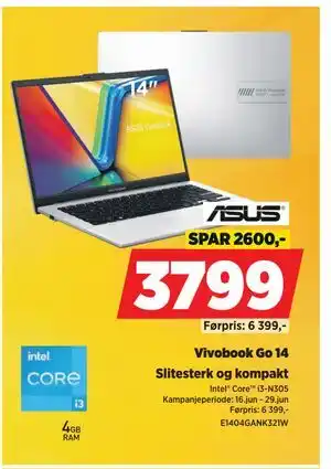 POWER Vivobook Go 14 tilbud