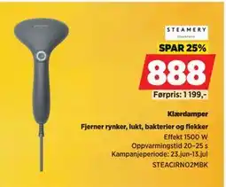 POWER Klærdamper tilbud
