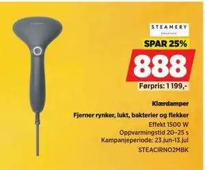 POWER Klærdamper tilbud