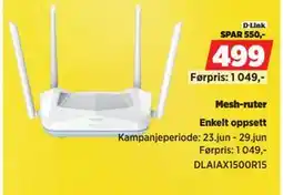POWER Mesh-ruter tilbud